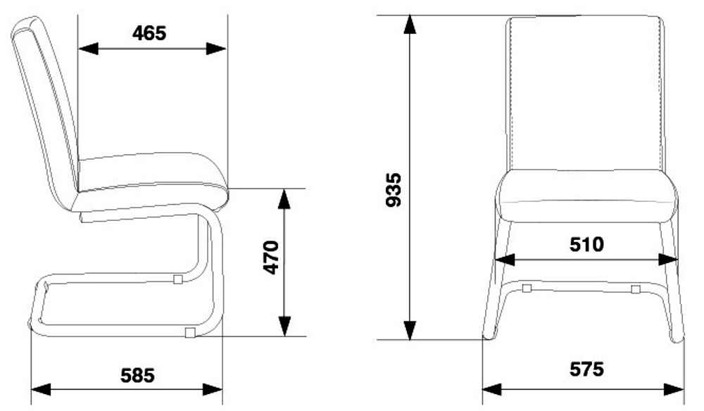 Стул посетителя БЮРОКРАТ CH-250-V/Black