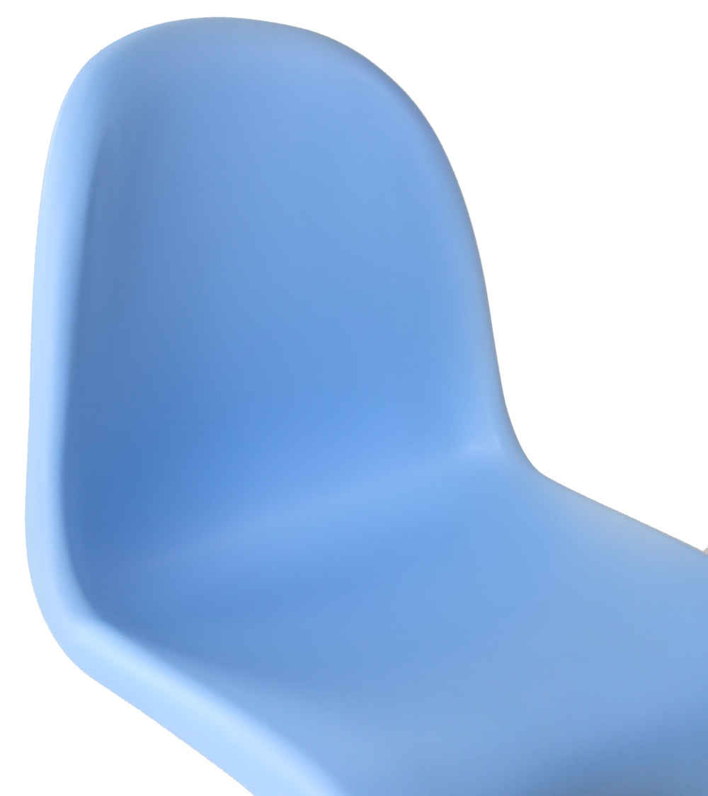 Стул Barneo Panton black пластик PP синий